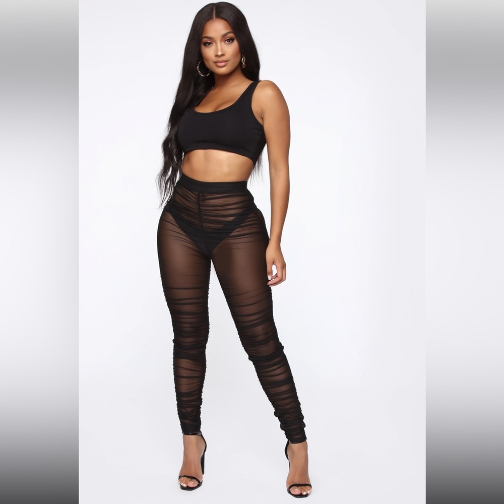 Fashion Nova Sheer Leggings